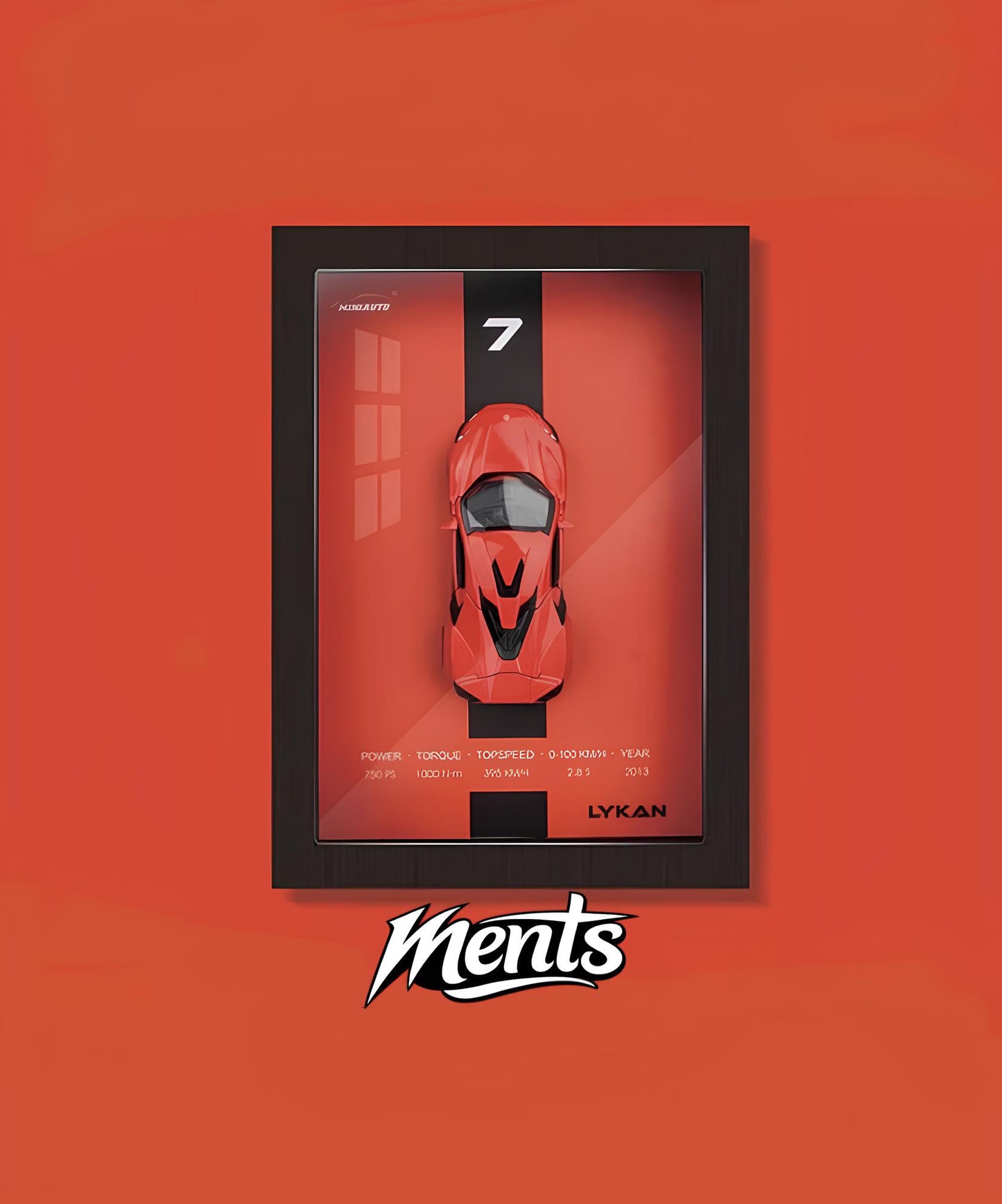 3D Araba Vitrini (Koleksiyon&Dekor)