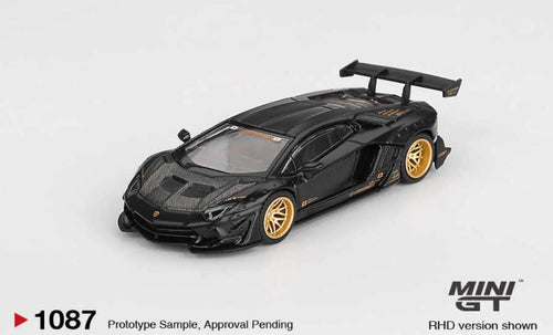 MiniGT 1:64 Lamborghini Aventador Limited Edition Mat Siyah
