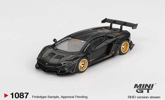 MiniGT 1:64 Lamborghini Aventador Limited Edition Mat Siyah