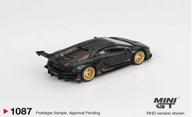 MiniGT 1:64 Lamborghini Aventador Limited Edition Mat Siyah