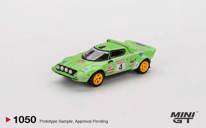 MiniGT 1:64 Lancia Stratos HF#4 -1979 İspanya RALLY Şampiyon