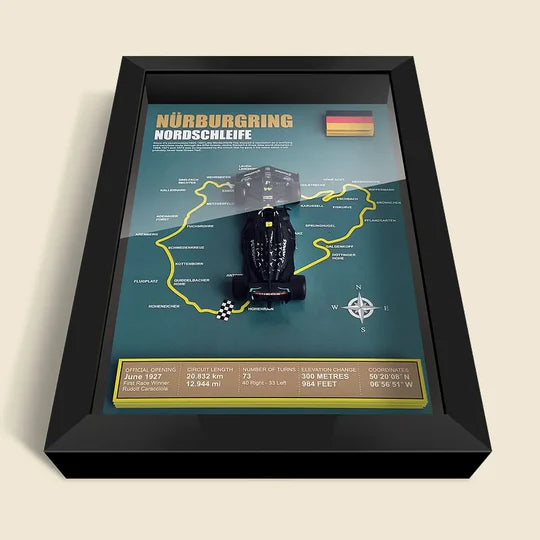 F1 W14E Model Araba Vitrini 3D (Koleksiyonluk)