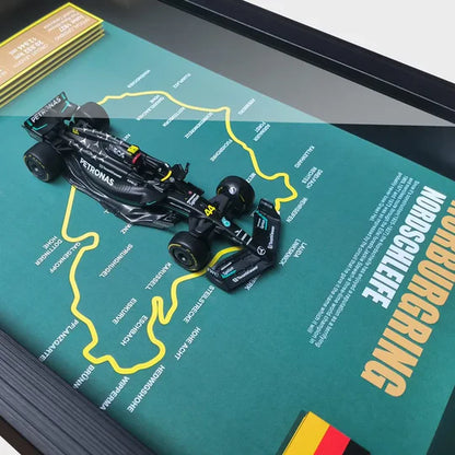 F1 W14E Model Araba Vitrini 3D (Koleksiyonluk)