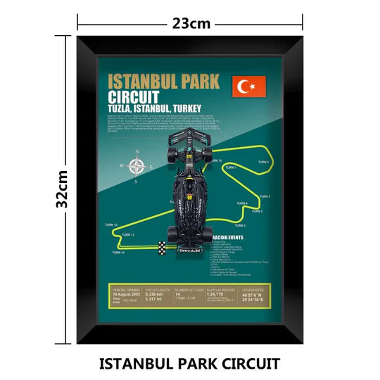 F1 W14E Model Araba Vitrini 3D (Koleksiyonluk)