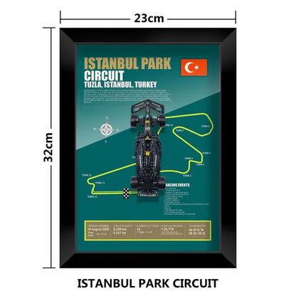 F1 W14E Model Araba Vitrini 3D (Koleksiyonluk)