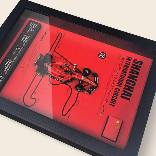 F1 SF23 Model Araba Vitrini 3D (Koleksiyonluk)