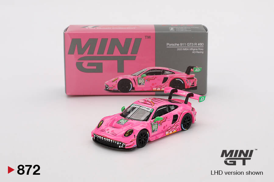 MiniGT 1:64 PORSCHE 911 GT3 R  AO Racing ROXY