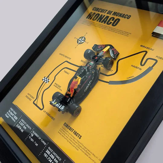 F1 RB19 Model Araba Vitrini 3D (Koleksiyonluk)
