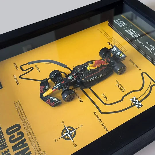 F1 RB19 Model Araba Vitrini 3D (Koleksiyonluk)